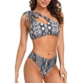 thumbnail image 3 of Women Bikini Set Strapless Ladies Two Pieces Swimsuits Teen Cute Swimwear, 3 of 6