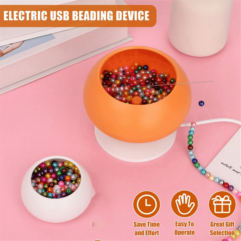 Electric Bead Spinner Beading Bowl Spinner Kit Adjustable Speed Spin Bead  US