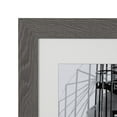 thumbnail image 3 of DesignOvation Museum 11" x 14" Matted to 8" x 10" Grey Picture Frame, 3 of 5