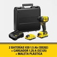 thumbnail image 2 of Kit Atornillador Impacto Inalambrico Brushless 20 V Stanley SBI810D2K, 2 of 6
