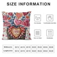thumbnail image 5 of PHYHOO  Valentines Day Pillow Cover Vase Heart Balloon Decor Holiday Farmhouse Pillow Case Gifts Decoration for Home Sofa Couch (Pink), 5 of 5