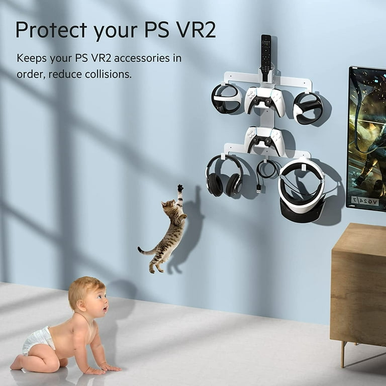  Wall Mount Stand for PS5 VR2 Gaming Accessories
