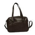 thumbnail image 3 of EHJRE Women Leather Shoulder Bag Casual Large Capacity Hobo Handbag for Commuting Work Brown, 3 of 9