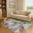 thumbnail image 7 of Addison Rugs Mayfield Premium Machine Washable Transitional Geometric Silver Rectangle Rug, 10' x 14', 7 of 7
