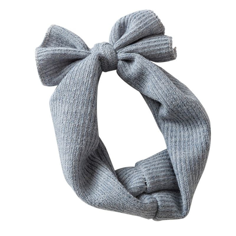 Baby Girls Boy Rabbit Headband Cotton Elastic Bowknot Hair Band Bow-knot Newborn 