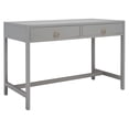 thumbnail image 5 of SAFAVIEH Esther Amish 2 Drawer Rectangle Wood Desk, Grey (22 in. W x 46 in. D x 30 in. H), 5 of 14