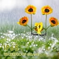 thumbnail image 4 of Keyohome 2 Packs Solar Garden Lights LED Outdoor Waterproof Decorative Sunflower Ornaments Stake Lights for Pathway Landscape Lamp Patio Fence Yard Lighting Outdoor Decor, 4 of 8