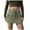 Green, variant on GEWSEY Women’s Denim Skort Mini Jean Skirt Low Waisted Stretch Zip Fly Casual Jean Skirt for Women Pink, S