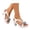 01-White, variant on Fiaer Women's Bowknots Platform Heels Rhinestone Open Toe Dress Sandals for Wedding Bridal Party 02-White 8.5