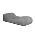 thumbnail image 2 of Jaxx Bean Bags Jaxx Arlo Bean Bag Chaise Lounge Chair with Chenille Cover Grey, 2 of 8