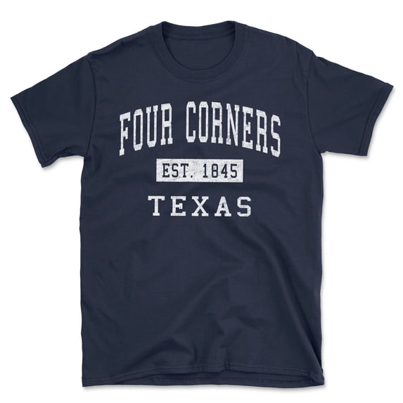 Four Corners Texas Classic Established Men's Cotton T-Shirt