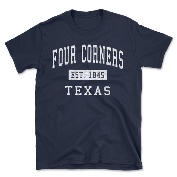 Four Corners Texas Classic Established Men's Cotton T-Shirt