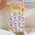 thumbnail image 2 of HCNTES Baby Girl Clothes Summer Clothes Toddler Baby Girl 6 12 18 Months 2T 3T 4T 5T Girls Outfits Printed Sleeveless Tank Top Shorts Set, 2 of 5