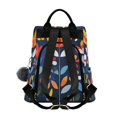 thumbnail image 2 of FORMRS Women's Travel Backpack Purse Anti-Theft Hidden Pockets Casual Shoulder Bag, Art Flowers, 2 of 7