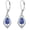 Lapis Lazuli, variant on Moss Agate Filigree Bohemian Earrings 925 Sterling Silver Teardrop Gemstone Dangle Drop Earrings Fine Jewelry Birthday Valentines Mothers Day Gifts for Women