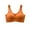 Orange, variant on Honeeladyy Womens Plus Size Bra Wire Free Underwear Bra Everyday Underwear Birthday Gifts for Girlfriend #Ec-S