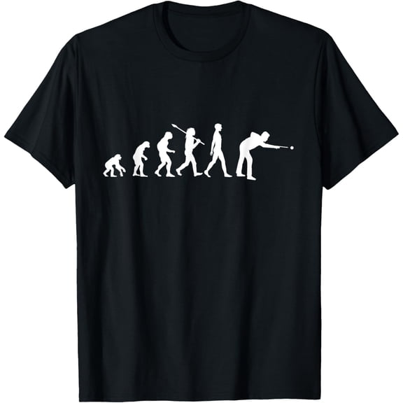 Billiard Evolution - Pool Billiard T-Shirt