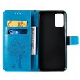 thumbnail image 2 of Dteck Case for Samsung Galaxy S20 FE (6.5 inches),Tree Patterned Magnetic Leather Strap Wallet Card Holder Flip Cover Protective Shockproof Kickstand S20 FE 5G Phone Case ,Blue, 2 of 5