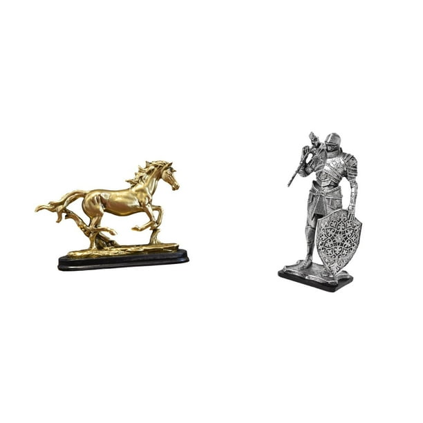 Figura Decorativa De Caballo, Escultura Coleccionable, Adorno Para Escritorio, Estantería, Sala De Estar, Muebles, Decoración Del Hogar, Caballero, Figura Abstracta De Resina, Arte Nórdico,