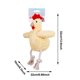 thumbnail image 3 of Juguete masticable para perros con forma de pollito amarillo, sin relleno, apto para perros de todo tipo, resistente y duradero, 3 of 7