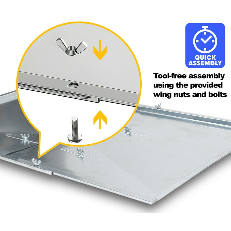 Replacement Grease Tray for Grills Adjustable Length 20 to 24