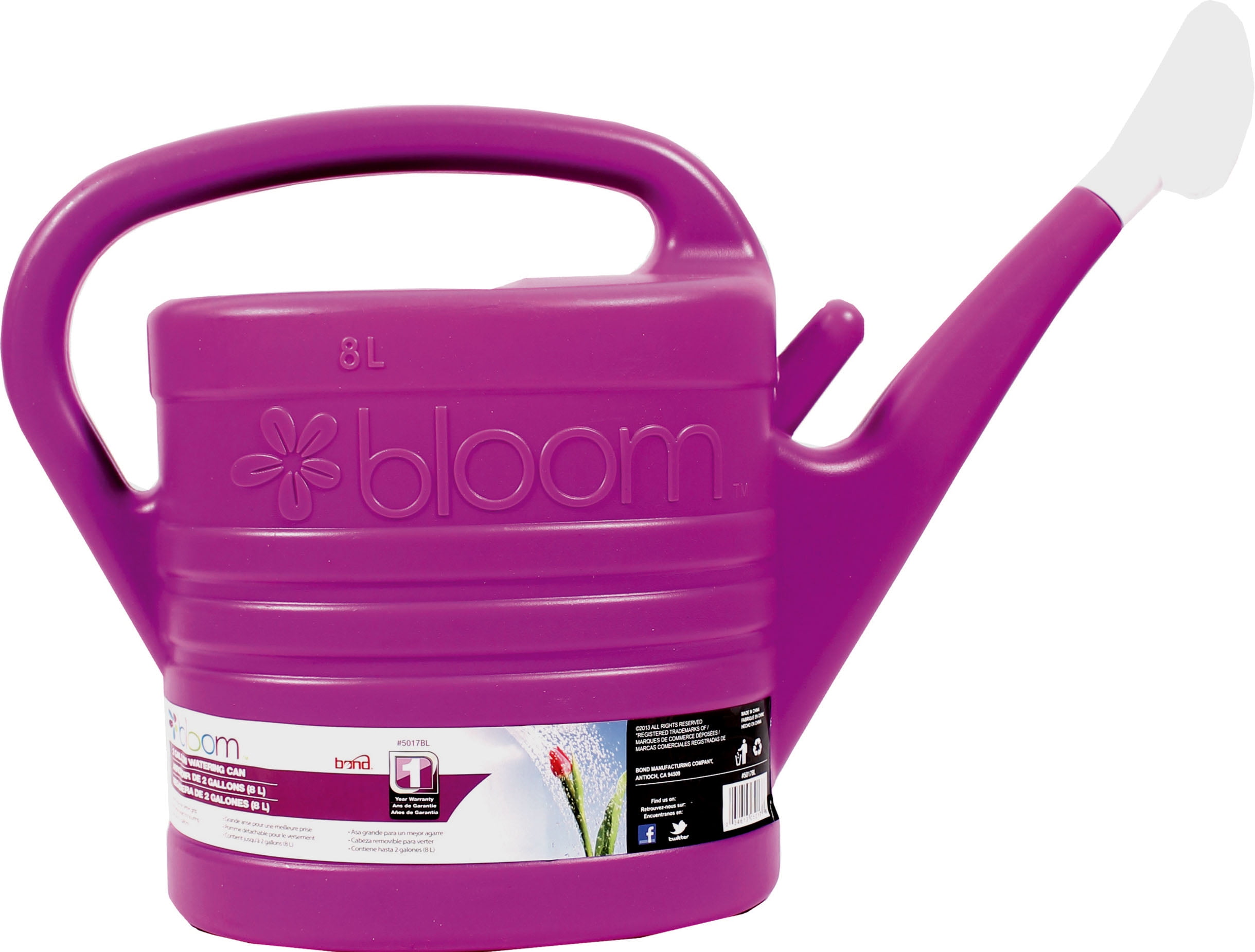 Bond Mfg PBloom Watering Can Assorted 2 Gallon