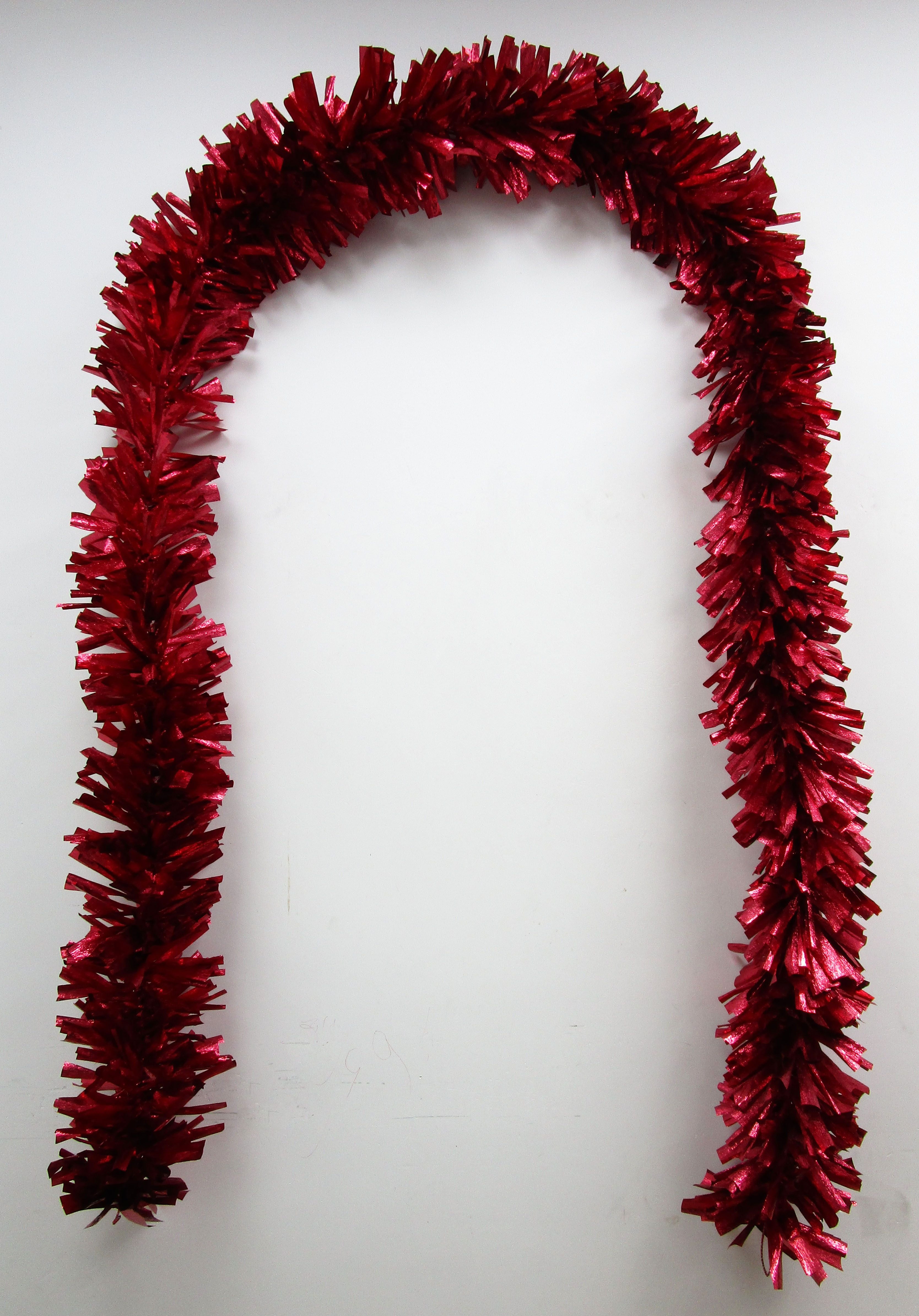 Holiday Time Red Tinsel Garland