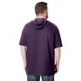 thumbnail image 4 of Liberty Blues by KingSize Men's Big & Tall  Short-Sleeve Hoodie - 4XL, Blackberry, 4 of 6