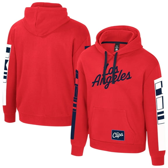 Unisex Stadium Essentials Red LA Clippers City Star Hoodie