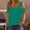 Green, variant on Giftesty Blouses for Women Dressy Casual Women Summer Sexy T- Shirt Cold Shoulder Pullover Blouse V-Neck Short Sleeve Solid Tops