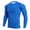 Blue, variant on Long Sleeve Shirts for Men Workout Gym Slimming Undershirt Workout Undershirts Athletic Running Base Layer Top for Sports Gym Breathable Sports Baseball Undershirts White 3XL