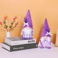 thumbnail image 4 of 2PCS Spring Gnome Decor Lavender Gnomes Decorations for Home Swedish Gnome Gifts for Women Handmade Purple Kitchen Decor Spring Summer Tier Tray Decor, 4 of 7