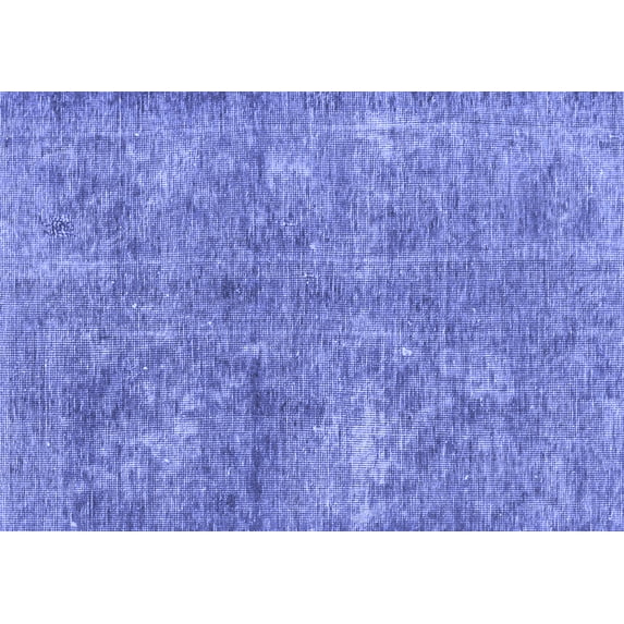 Ahgly Company Indoor Rectangle Abstract Blue Modern Area Rugs, 2' x 4'