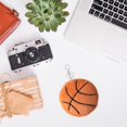 thumbnail image 4 of Jiibva Plush Sport Ball Keychain, Plush Basketball Football Keyring for Sport Lover Purse Bag Charms Pendant Keychain for Men Women, 4 of 7