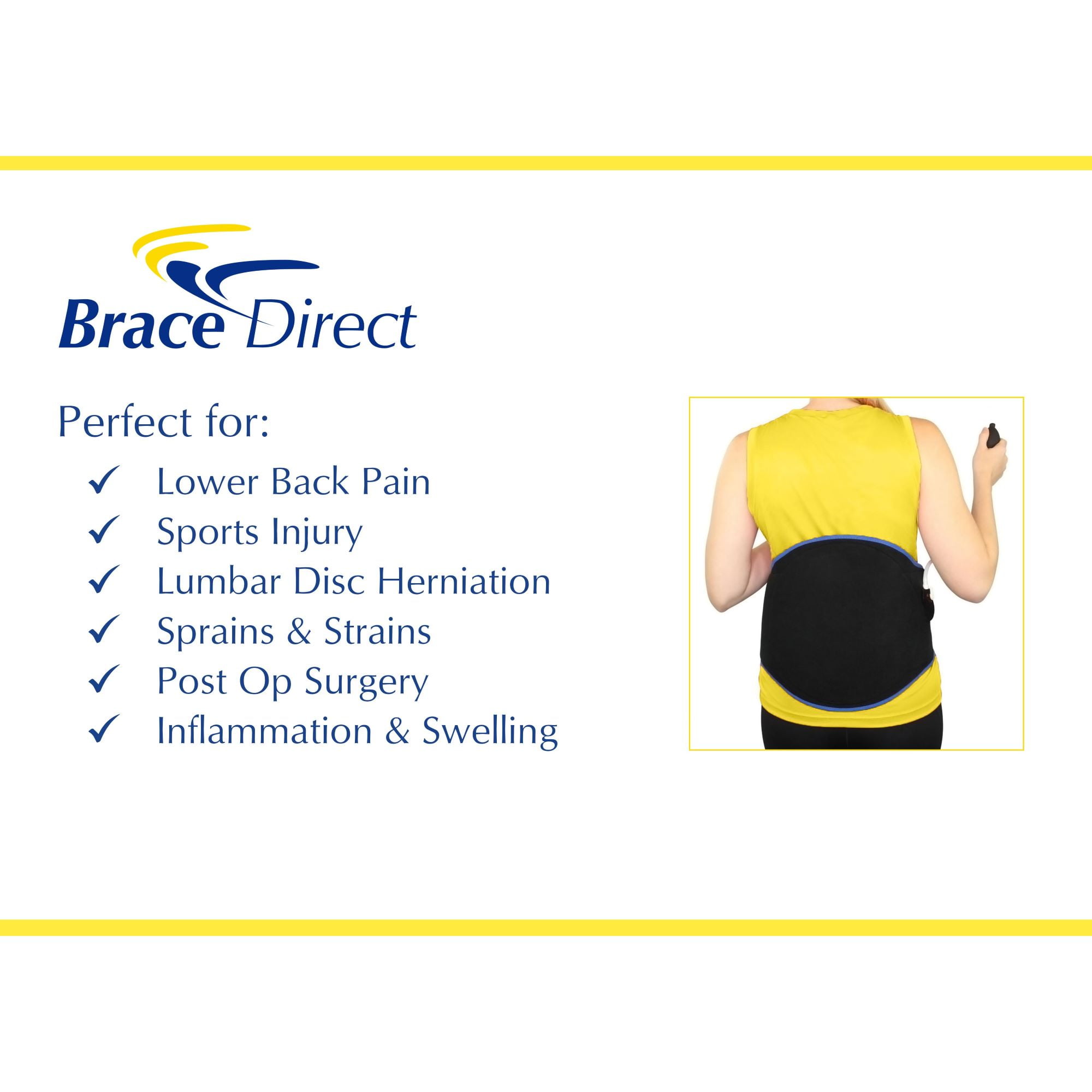 Brace Direct Cold Compression Wrap Back Brace