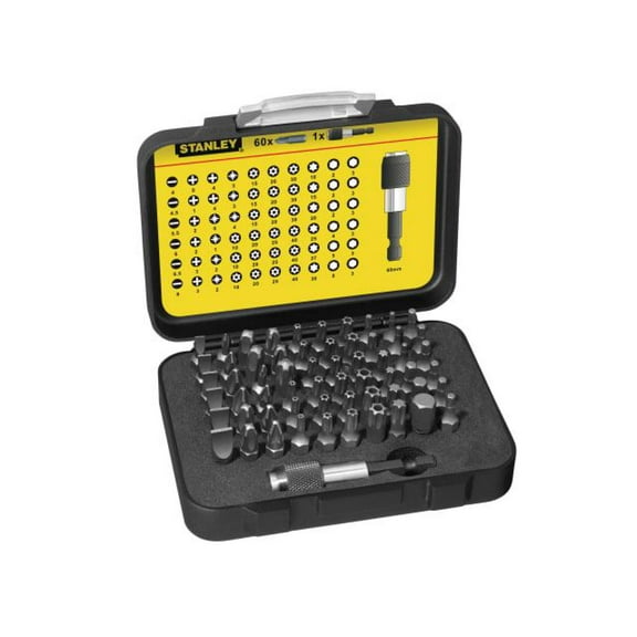 STANLEY - Bit Set & Holder, 61 Piece