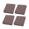 thumbnail image 2 of 4 Piezas Funda de Cojín para Sofá Elástica Protector de Muebles Decorativa para Sala de Estar Material Seda de Leche Adecuada para Uso en Hogar Oficin Marrón, 2 of 8