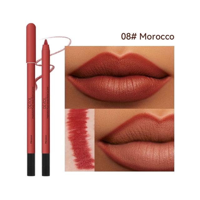 Lipstick Long-lasting Lip Liner Pen Set Waterproof Non-stick Lip Liner Pencil