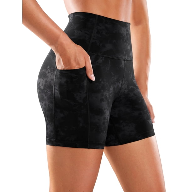 Shorts CRZ YOGA Naked Feeling Biker tiro alto 5"