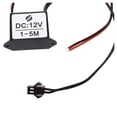 thumbnail image 4 of 2X Red-Black Cable DC 12V EL Wire Neon Glow Strip Light Driver Unit Inverter, 4 of 4