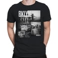 thumbnail image 2 of BKLYN Brooklyn Urban Cityscape Men's Black T-shirt, 2 of 3
