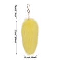 thumbnail image 3 of Binwennn Ornament Glass Tail Pendant Unique Ornament Dangle Jewelry Accessory Feng Shui Fashionable Keychain Fob, 3 of 6
