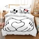 thumbnail image 1 of Black and White Disney Mickey Mouse Bedding Set Couples Minnie Mouse Bed Comforters Cover Set King Duvet Cover with Pillowcase228x228cm 3pcs Gao Jinjia LED, 1 of 2