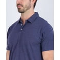 thumbnail image 4 of Real Essentials 3 Pack: Men's Jersey Cotton Short Sleeve Polo Shirt - Breathable Performance Polo (Available in Big & Tall), 4 of 7