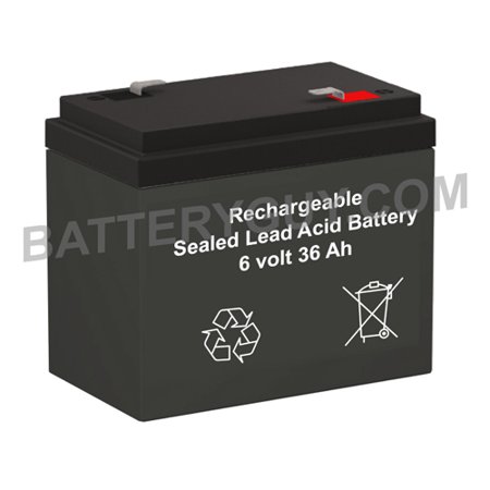 UPC 842923100081 product image for 6v 36Ah Sealed Lead Acid Battery %7C BG-6360 F2 | upcitemdb.com