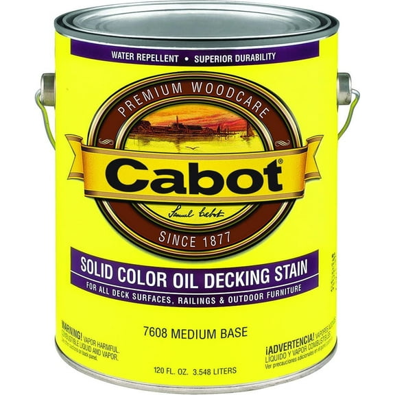 Cabot Creamery Exterior Stain Oil-Based Liquid Solid Dark - Multicolor