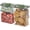 Green, variant on Leakproof Storage Container Set with Twist-Lock , 3-Pack Stackable Pantry Canisters for Sugar, Flour, Pasta, Snacks (0.8qt (3.2 Cup), 1.9qt (7.6 Cup), 3qt (12 Cup)- Sand