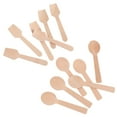 thumbnail image 1 of unbranded 200Pcs Composable Spoons Wooden Utensils for Camping 3.9In 3.7In, 1 of 4