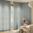 thumbnail image 1 of Linen Style Window Curtains 2PCS, 9FTx5FT Exquisite Patterned Drapery, Soft Easy to Install Versatile Decor for Home Themed Scene Arrangement Window Decoration Living Room Bedroom Dining Room, 1 of 7
