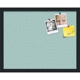 thumbnail image 2 of PinPix ArtToFrames 14x18 Custom Cork Bulletin Board Blue Chain   Poster Board Has a Fabric Style Canvas Finish, Framed in Satin Black (PinPix-571), 2 of 6